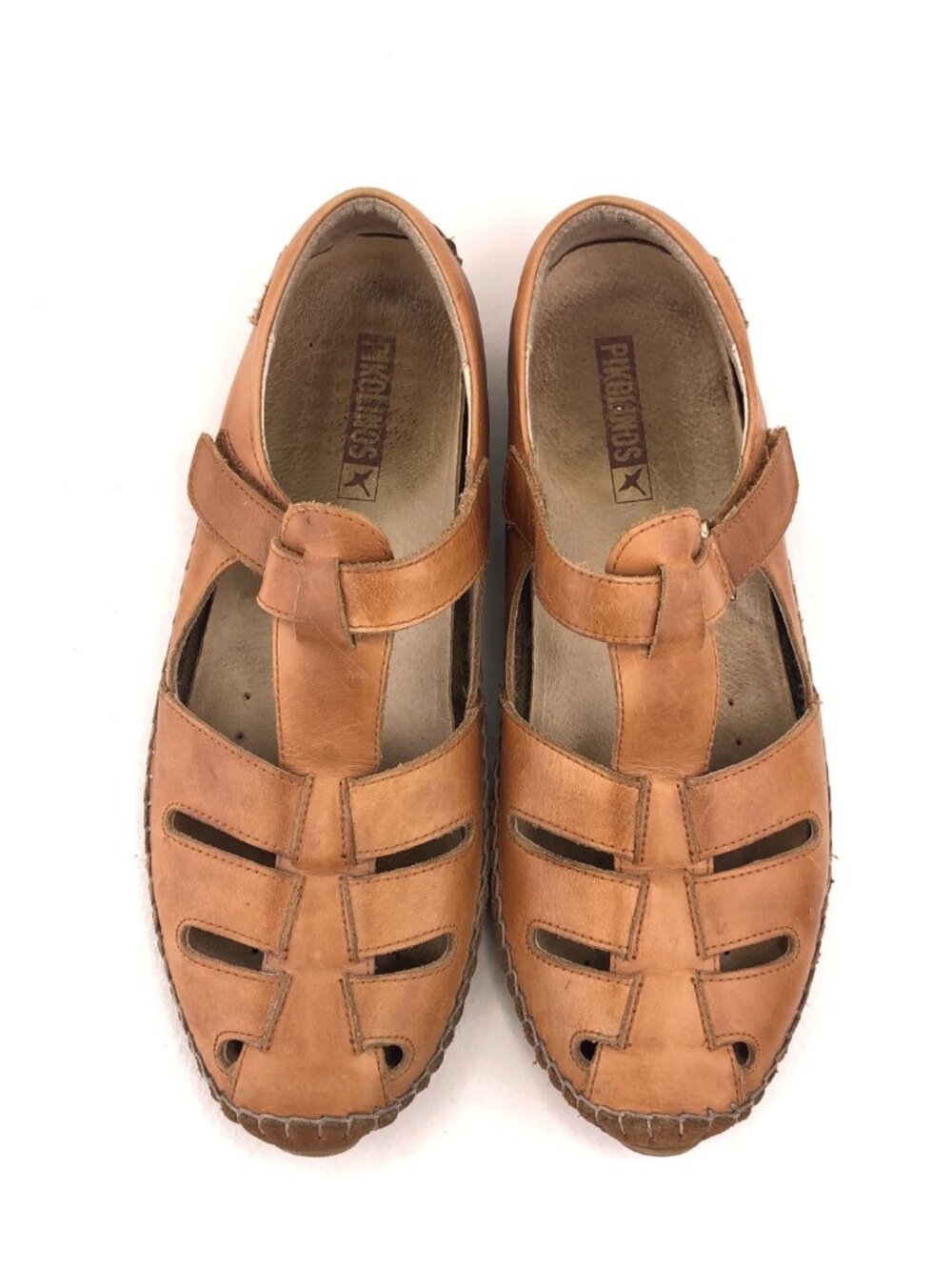 Pikolinos Jerez Brown Leather Fisherman Sandals EUR 39 - Picture 12 of 15